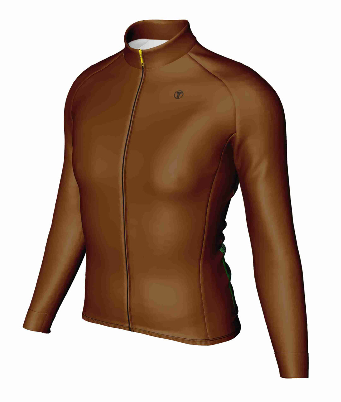 Maglia ciclismo manica lunga bronzo