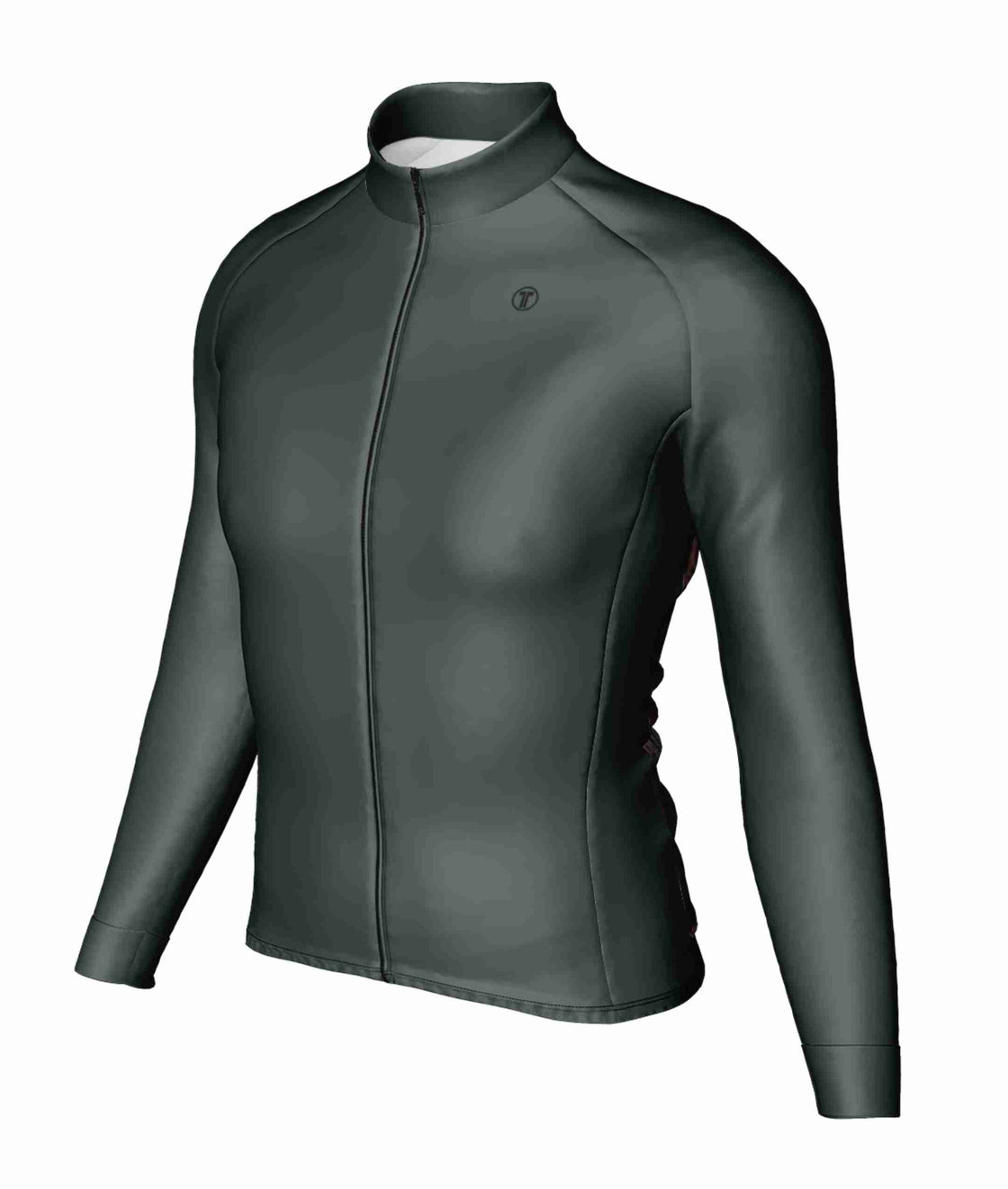Maglia ciclismo manica lunga verde